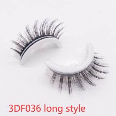 Reusable 3D Mink Lashes Natural False Eyelashes Self Adhesive Fake Glue Free Makeup Eyelash Extension Silk - terrifictrend