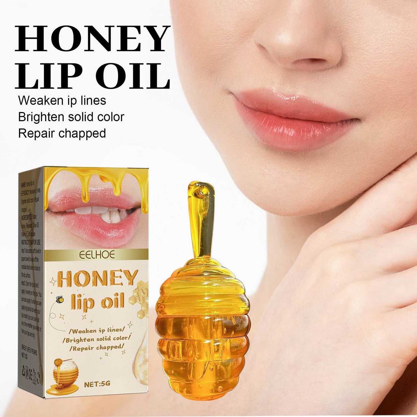Honey Lip Gloss Fade Anti-chapping Peeling Care - terrifictrend