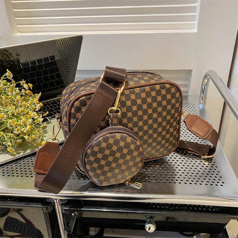 Vintage Pattern Crossbody Bags For Women Shoulder Shell Bag Trend Small Purse And Handbag Luxury Designer Female Square Bag Women's Bag - terrifictrend