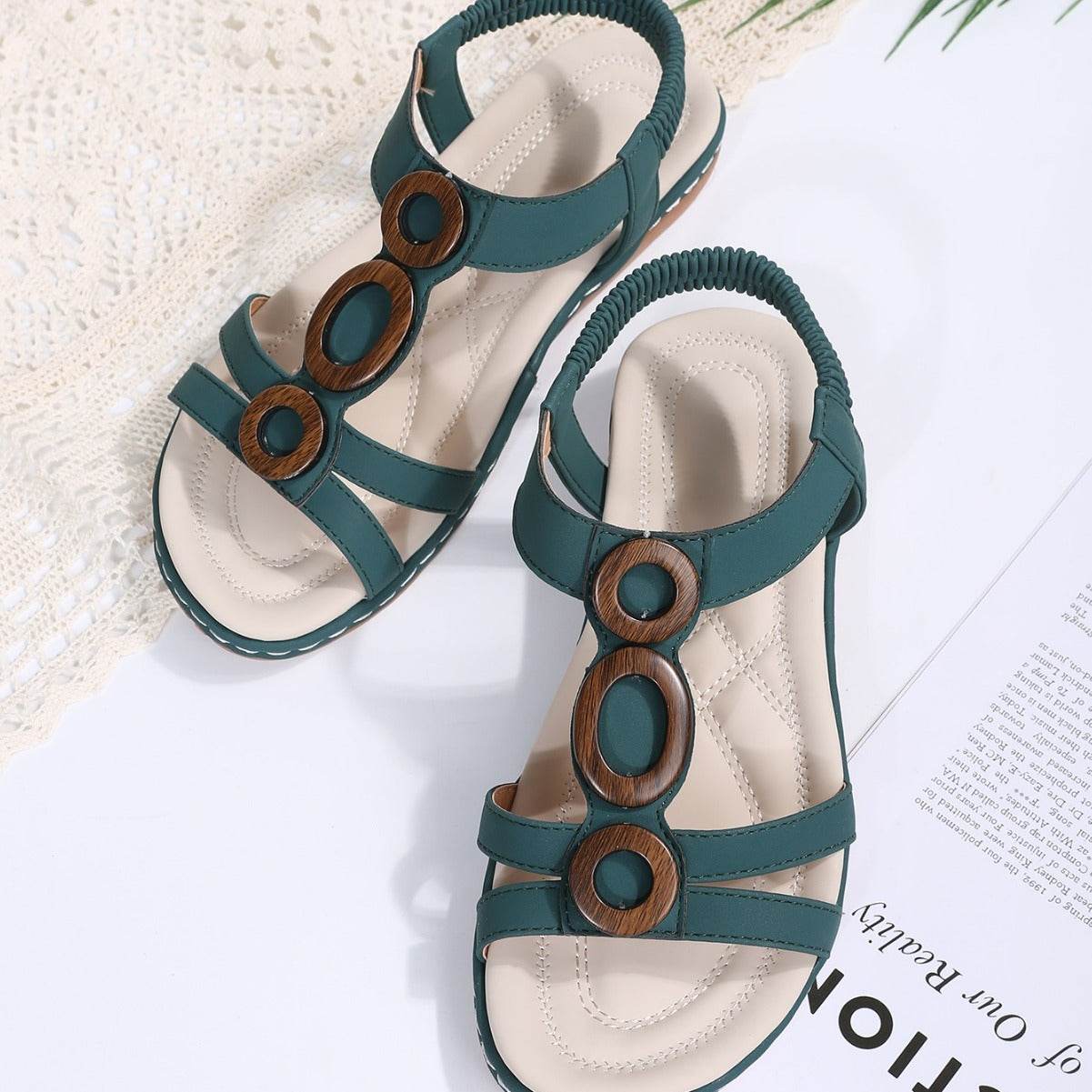 Bohemian Beach Retro Plus Size Women's Shoes - terrifictrend