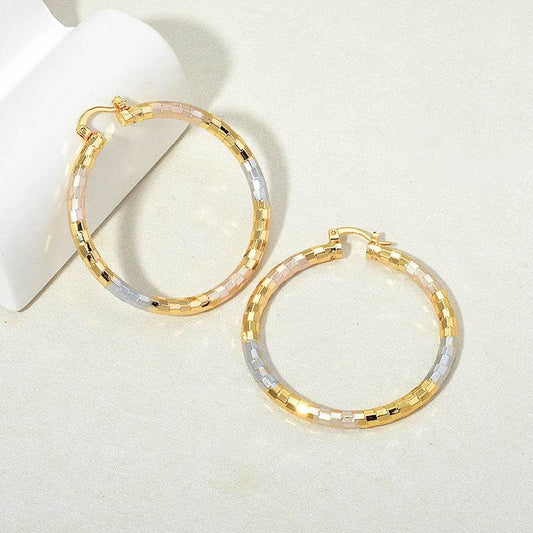 Simple Gold Women's Metal Alloy Earrings - terrifictrend