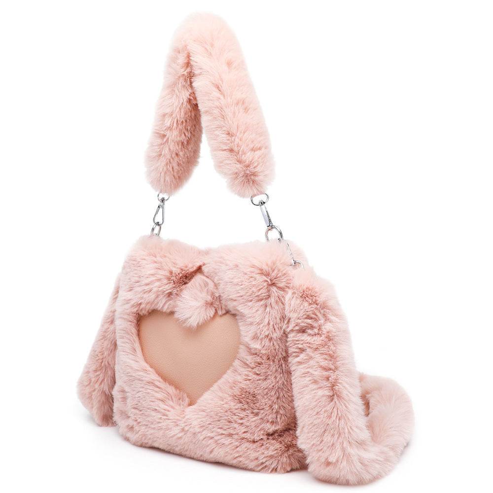 Women Fluffy Shoulder Bag Top-handle Bag Female Autumn Winter Handbag Plush Tote Girls Fashion Shopping Bags Handbags For Women - terrifictrend