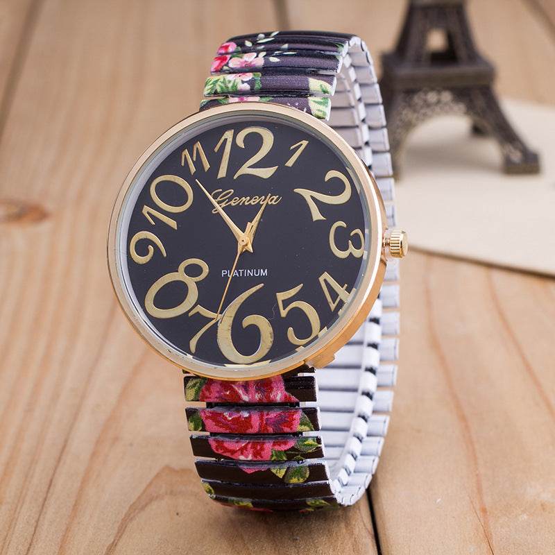 Elastic band when adornment watches ladies watch - terrifictrend