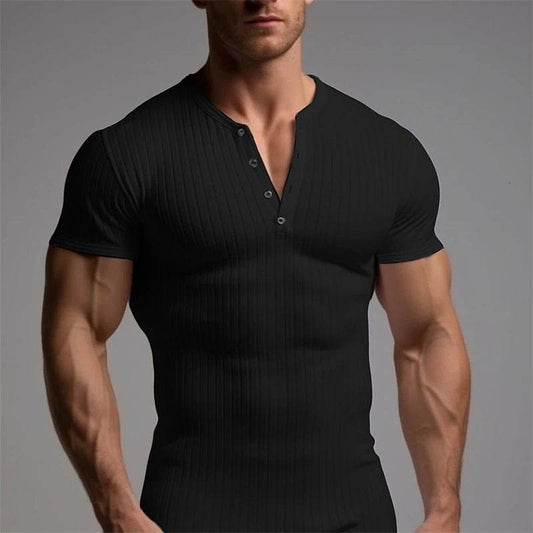 Sports Slim-fitting Muscle Men's Short-sleeved T-shirt - terrifictrend