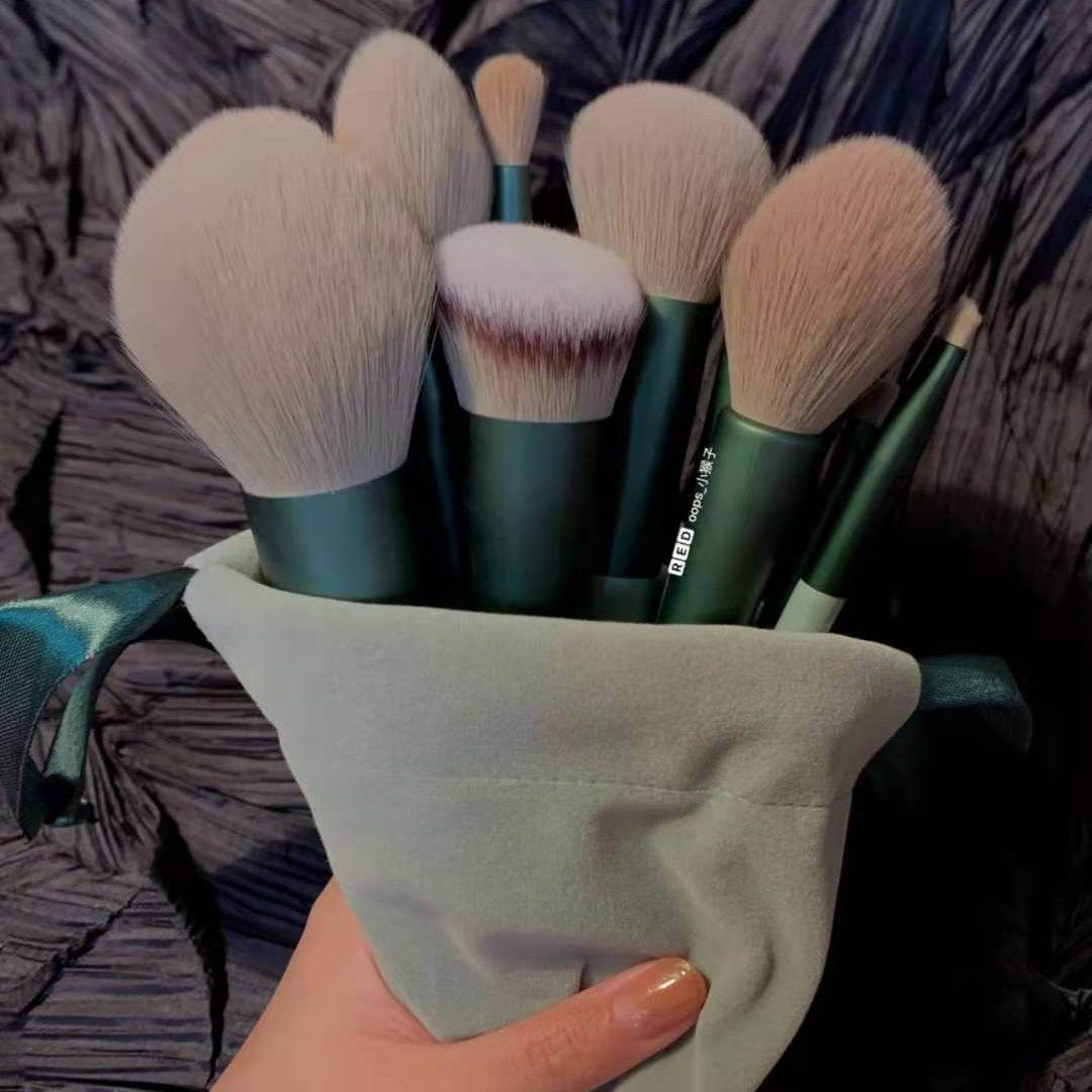 13Pcs Makeup Brush Set Make Up Concealer Brush Blush Powder Brush Eye Shadow Highlighter Foundation Brush Cosmetic Beauty Tools - terrifictrend