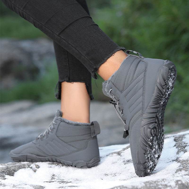 Outdoor Sports Cotton Shoes For Men And Women Winter Warm Slip-on Boots Wear-resistant Anti-ski Thickened Shoes Couple - terrifictrend