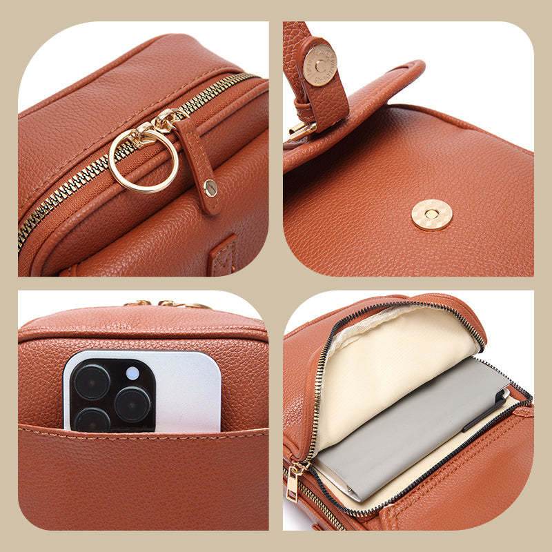 Unisex Vintage Large Capacity Messenger Bag Storage Bag With 10 Card Inserts Casual Backpack Women's Bag Retro Backpack Large Capacity Travel - terrifictrend