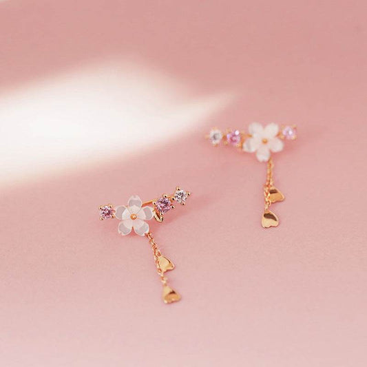 Flower Earrings, And Super Fairy Design, Exquisite Pendant, Long Temperament Earrings - terrifictrend