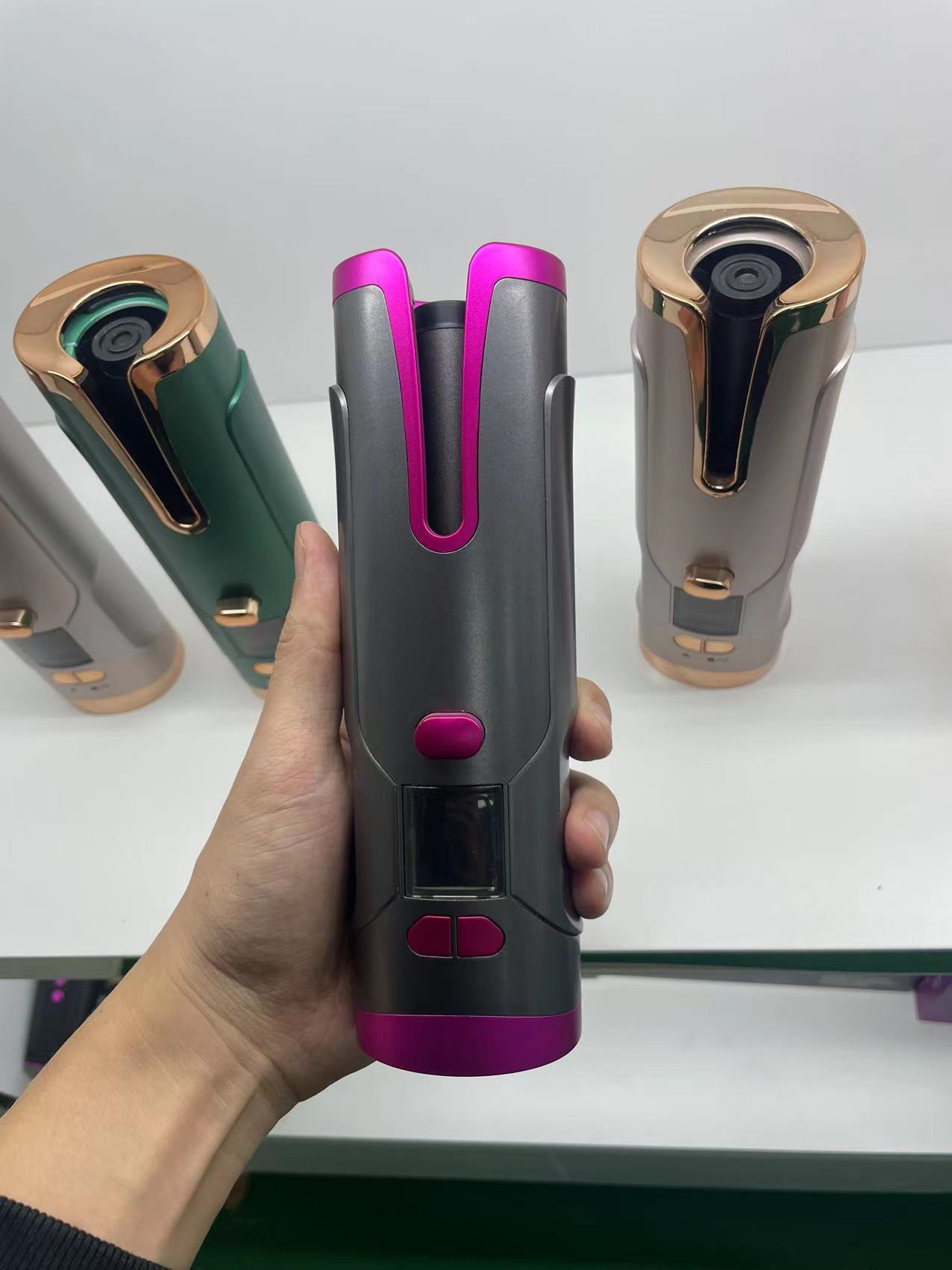 "Rechargeable Automatic Hair Curler"