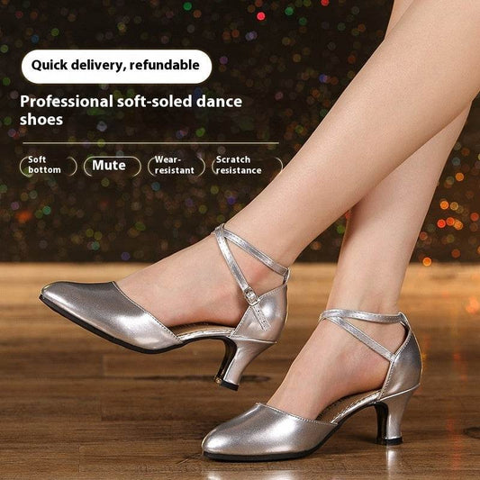 Latin Soft Bottom Square Dance Shoes Women - terrifictrend