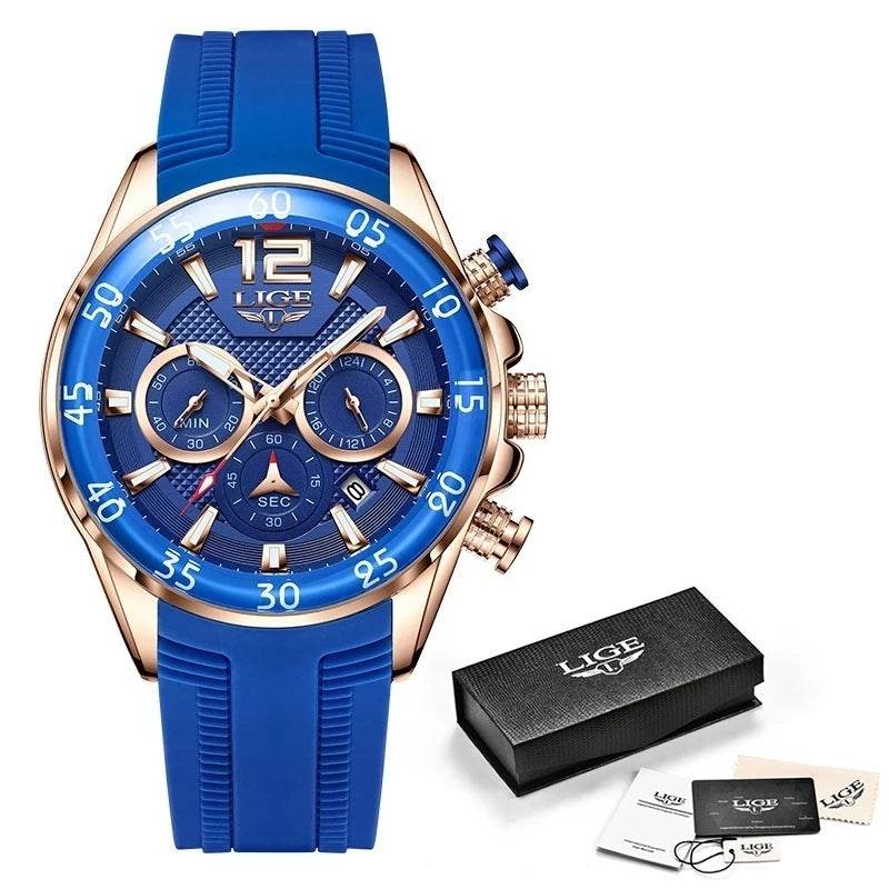 Quartz Men's Waterproof Watch Multi-function - terrifictrend