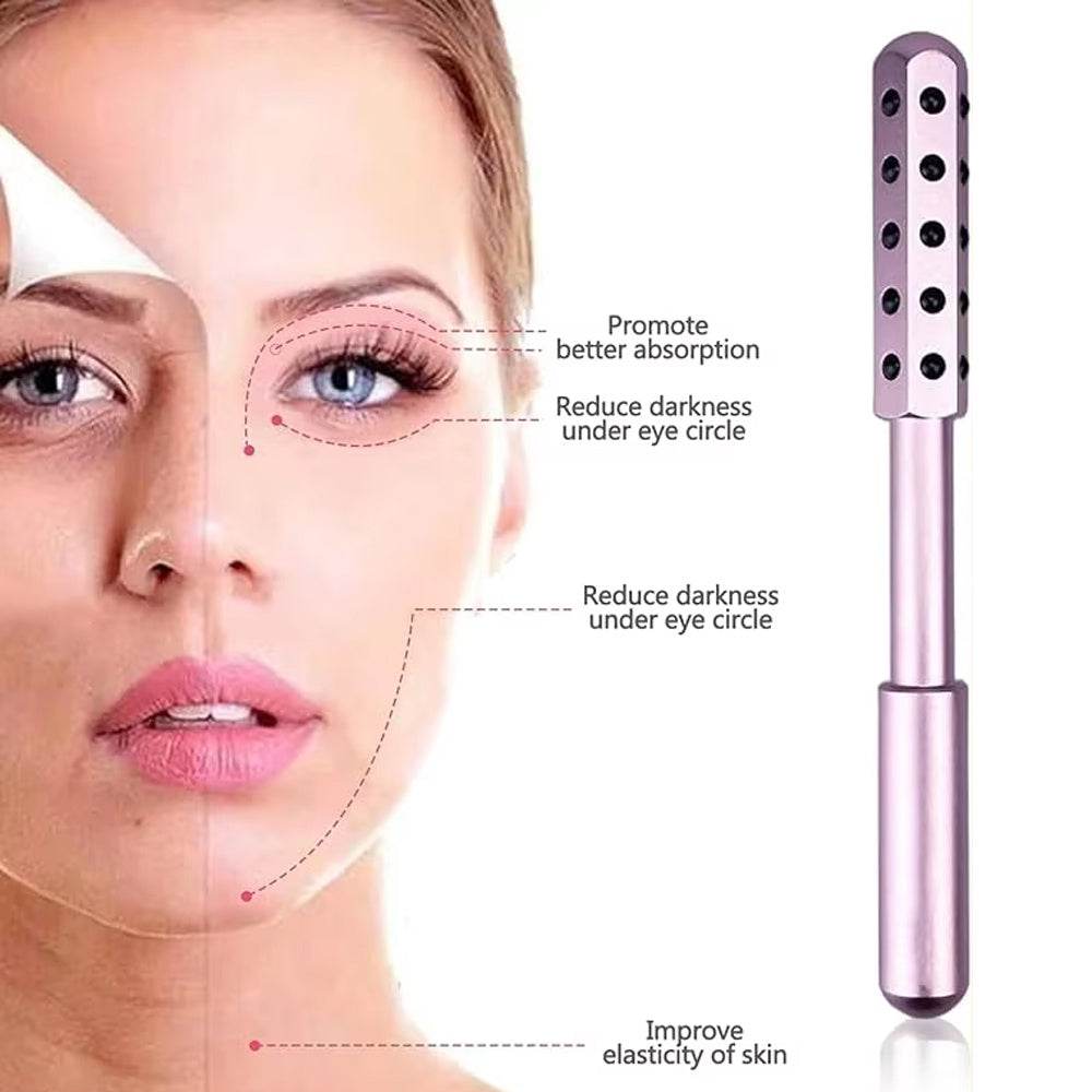 30 Germanium Beauty Stick Massage Beauty Stick Facial Roller Face Lift Bar Anti Wrinkle Facial Massager Skin Care Tool Derma Rolling Face Massage Roller Wand - terrifictrend