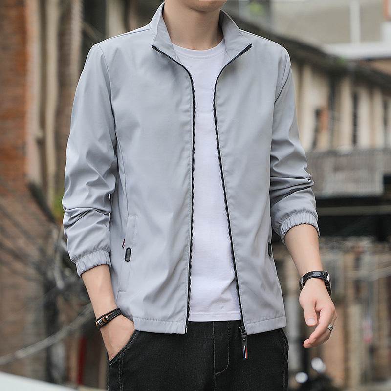 Stand Collar Jacket Men's Coat - terrifictrend