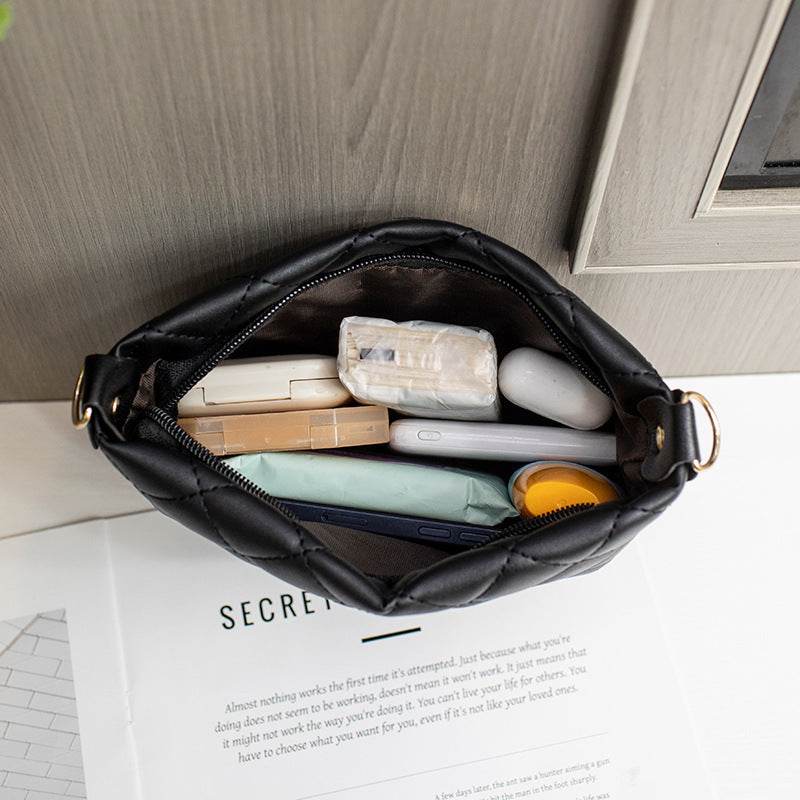 Small Messenger Bag For Women Trend Lingge Embroidery Female Shoulder Bags Fashion Chain Ladies Crossbody Purse - terrifictrend