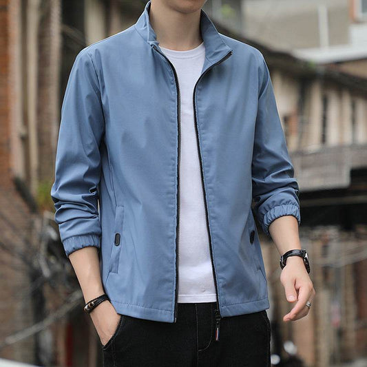 Stand Collar Jacket Men's Coat - terrifictrend