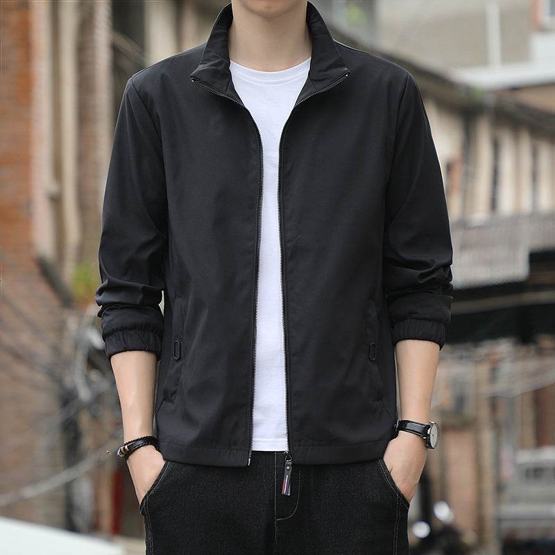 Stand Collar Jacket Men's Coat - terrifictrend