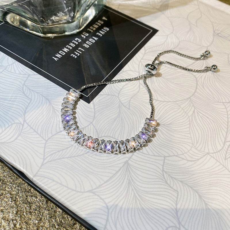 Rhinestone Bracelet Ins Fashion Shiny Adjustable Bracelet Women Jewelry - terrifictrend