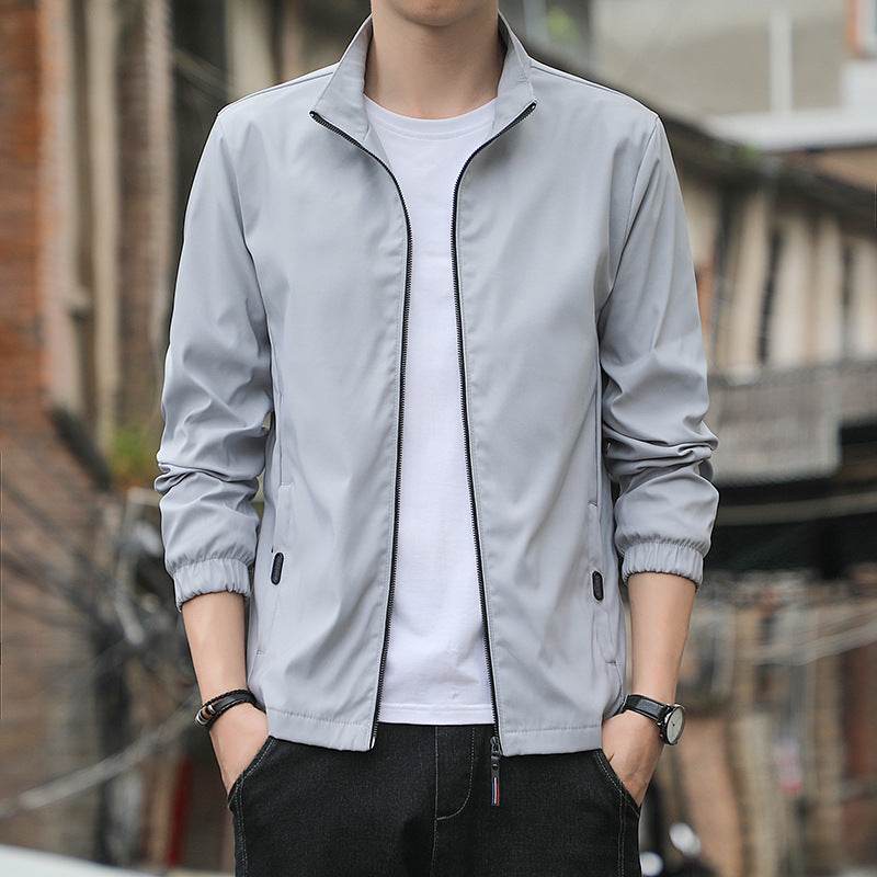 Stand Collar Jacket Men's Coat - terrifictrend