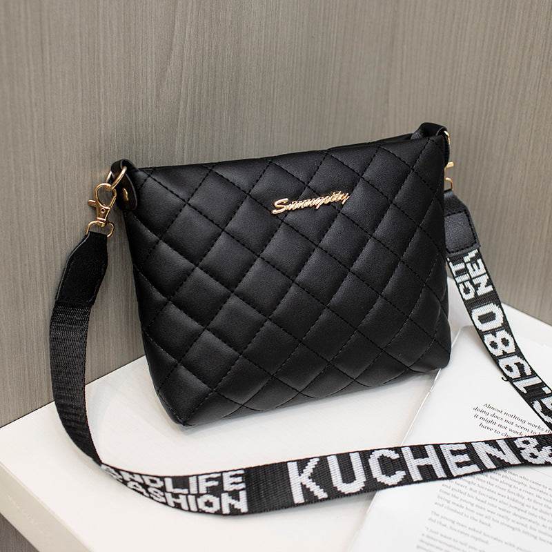 Small Messenger Bag For Women Trend Lingge Embroidery Female Shoulder Bags Fashion Chain Ladies Crossbody Purse - terrifictrend