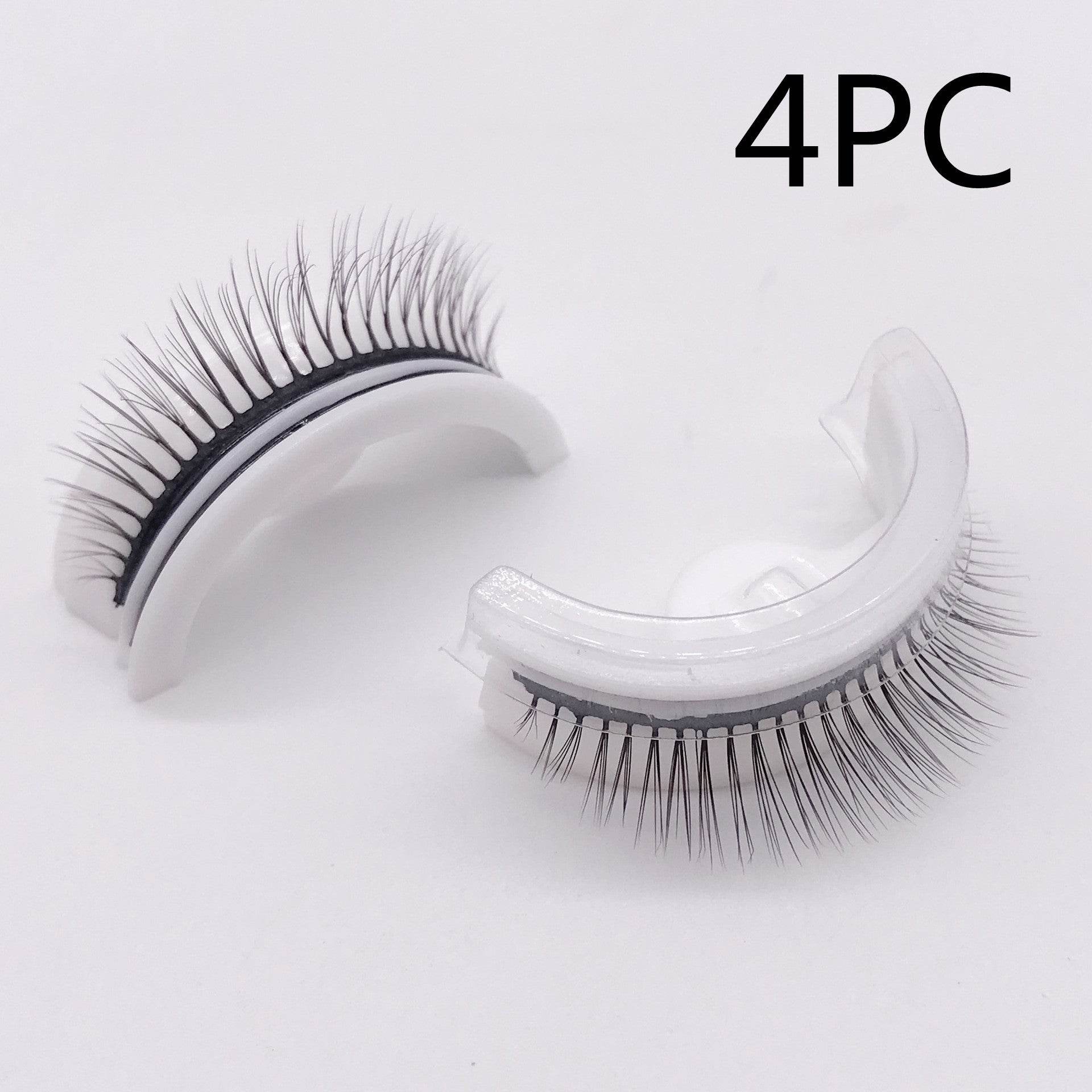 Reusable 3D Mink Lashes Natural False Eyelashes Self Adhesive Fake Glue Free Makeup Eyelash Extension Silk - terrifictrend