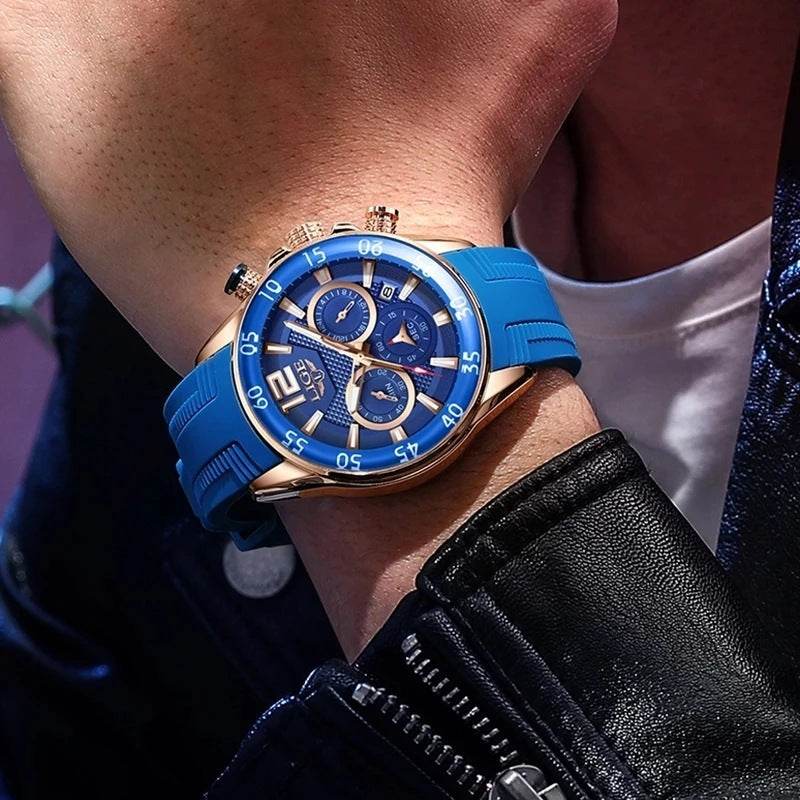 Quartz Men's Waterproof Watch Multi-function - terrifictrend