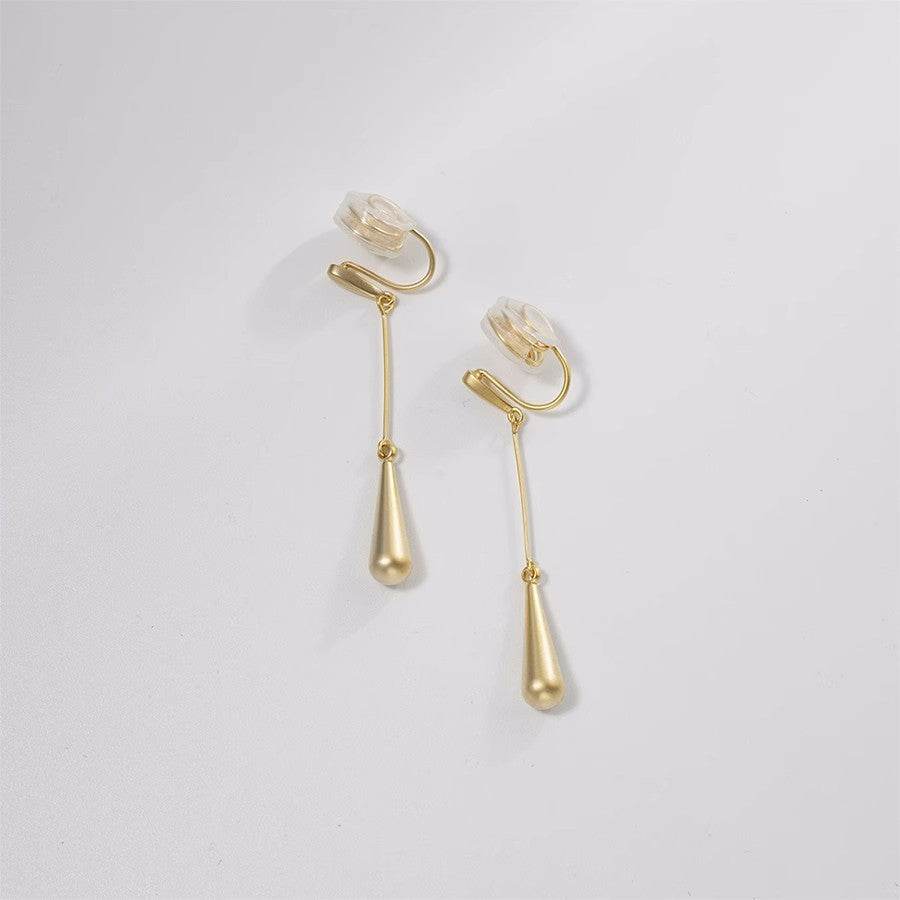 Long Slimming Water Drop Earrings Female Temperament - terrifictrend