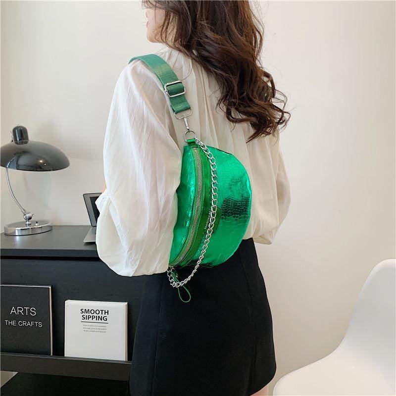 PU Fashion Crossbody Women Chest Bag Stone Pattern One-shoulder Crossbody Bag All-match Messenger Belt Bags - terrifictrend