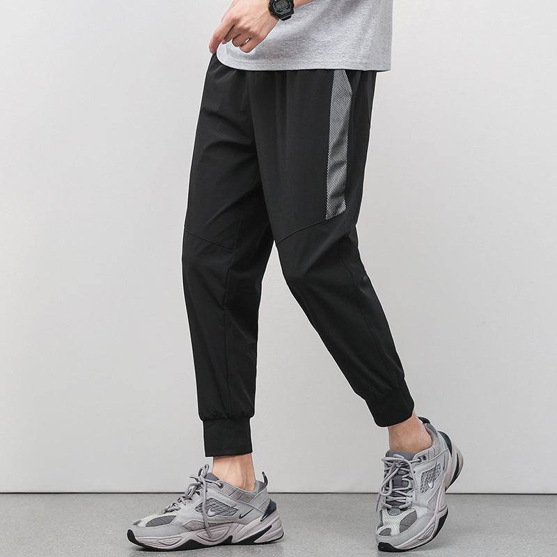 Cropped Thin Casual Drawstring Tappered Pants - terrifictrend