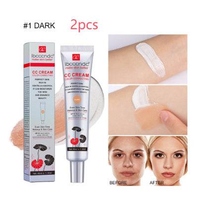Moisturizing Correcting CC Cream Waterproof Anti-sweat Makeup Before Concealer Lasting Women Makeup Protect Skin Erborian Make - terrifictrend
