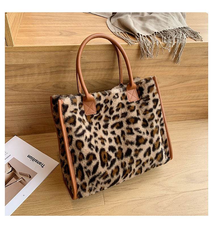 Korean Style Large-capacity Handbag Fashion Western Plush - terrifictrend