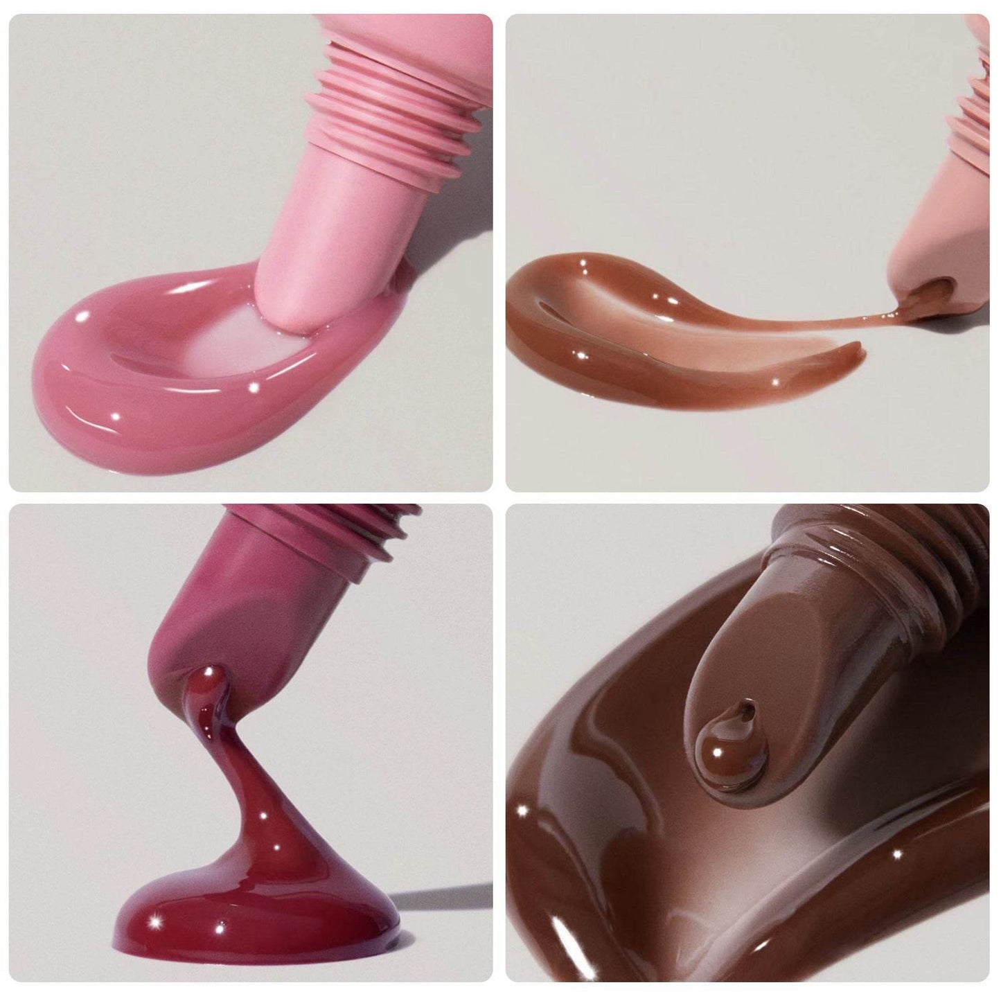 Glossy Lip Glaze Waterproof Long Lasting Lip Gloss Glossy Mirror Tea Red Liquid Lipstick Doodle Lip Korean Makeup - terrifictrend