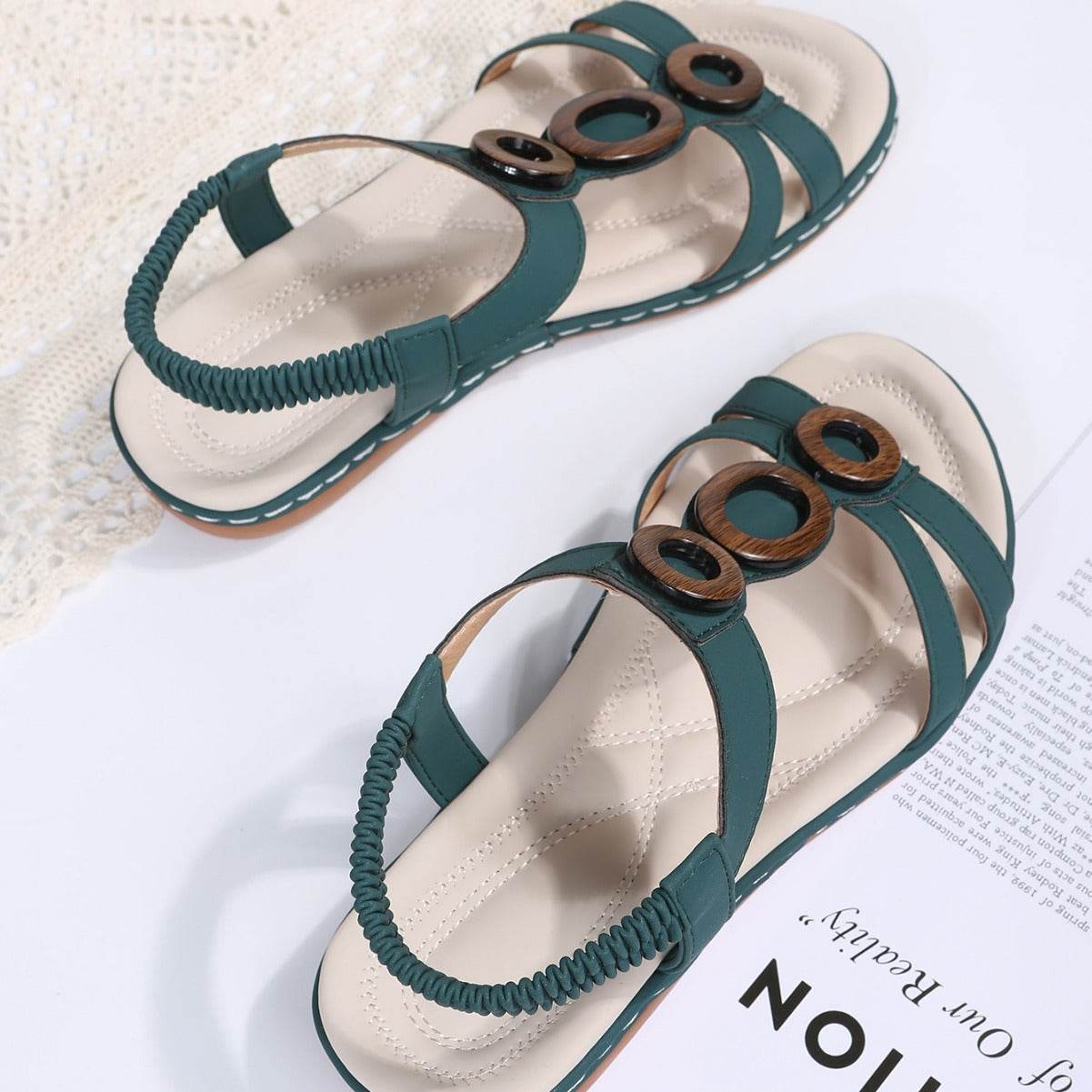 Bohemian Beach Retro Plus Size Women's Shoes - terrifictrend