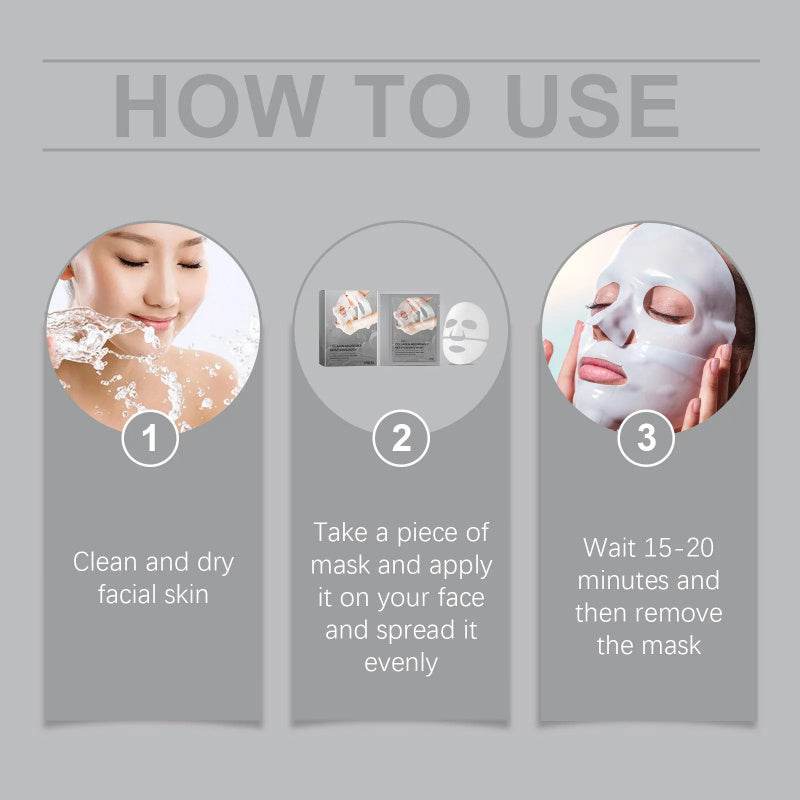 Bio Collagen True Deep Mask, Collagen Mask Overnight, Facial Care Collagen Mask Moisturizing Anti-Aging Mask - terrifictrend