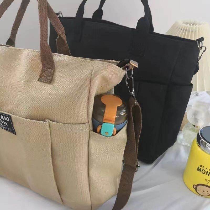 Large Capacity Shoulder Canvas Bag, Commuting Hand Bag - terrifictrend