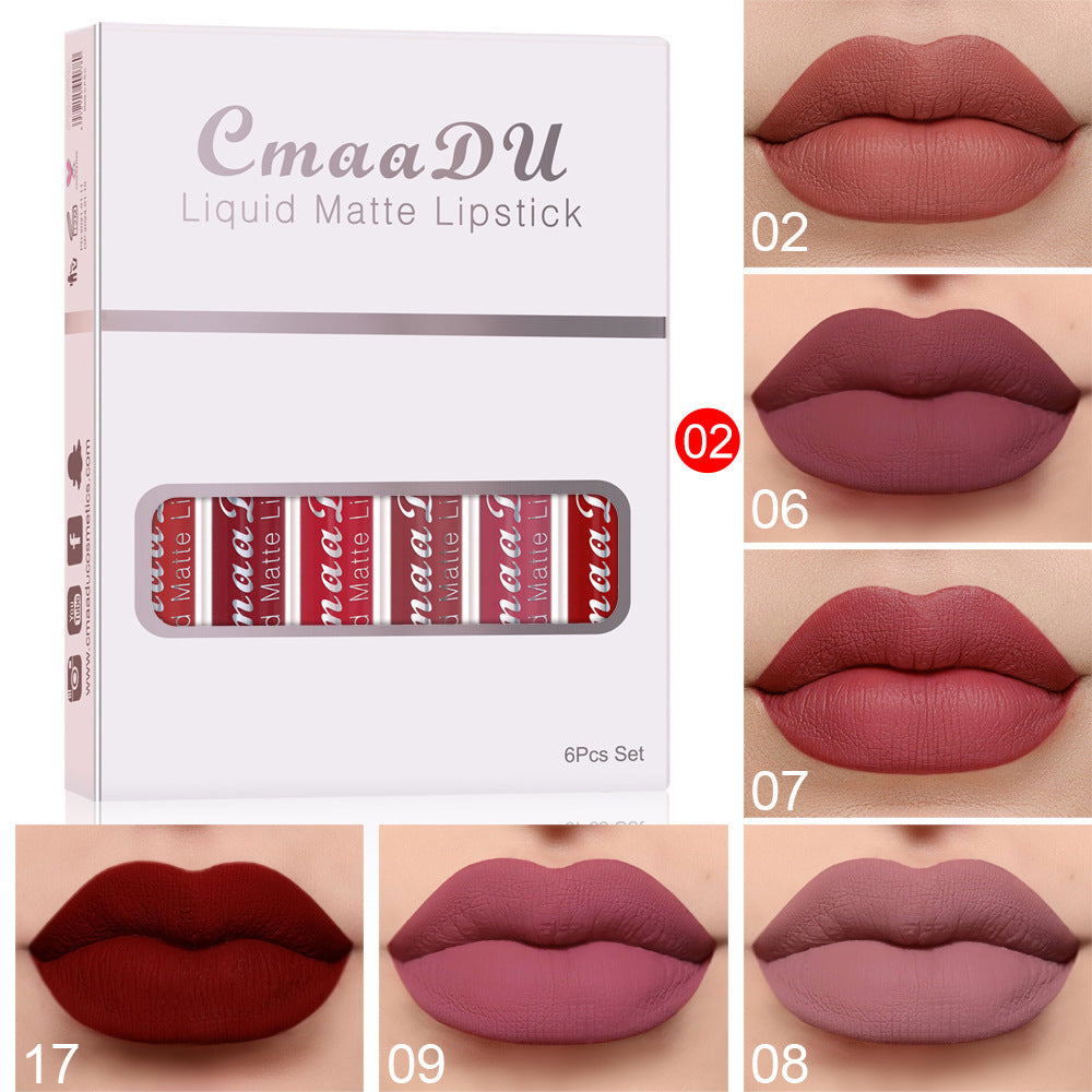 "Long-lasting Matte Waterproof Lipstick"