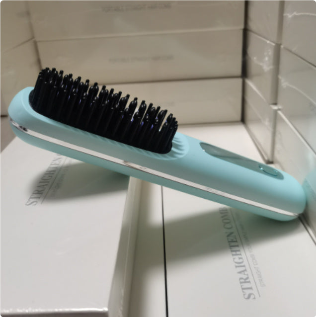 "2-in-1 Wireless Hair Straightener Comb"