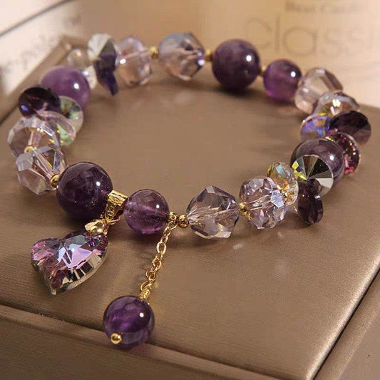 Natural Amethyst New Chinese Bracelet Love Gem - terrifictrend