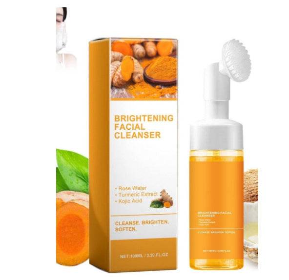 Turmeric Exfoliating Cleansing Pads Compressed Facial Sponges Skin Care Tools For Face Clogged Pores Excess Oil Cleansing - terrifictrend