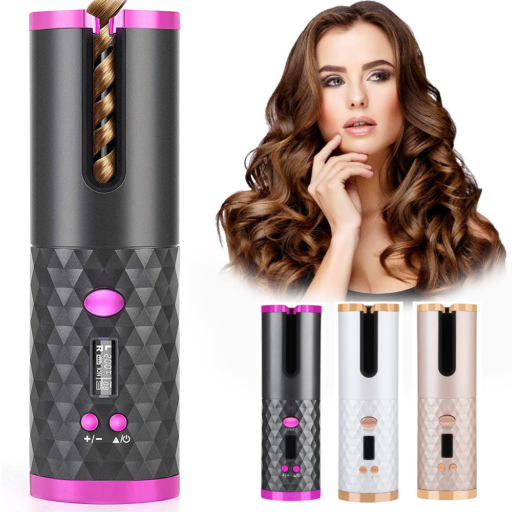 "Rechargeable Automatic Hair Curler"