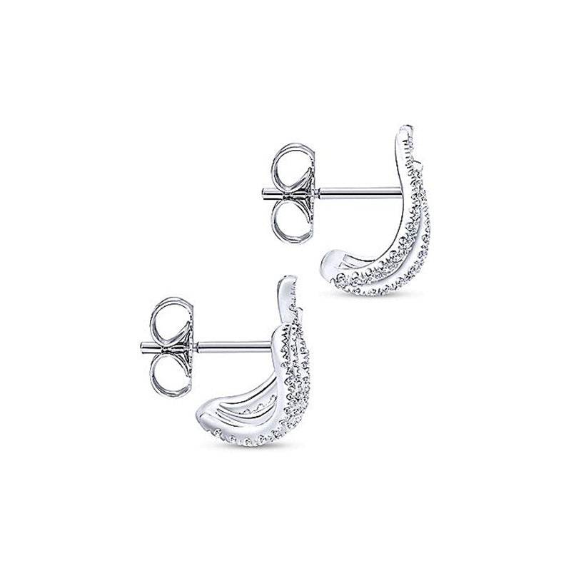 New Style Diamond Plated Metal Earrings Popular - terrifictrend