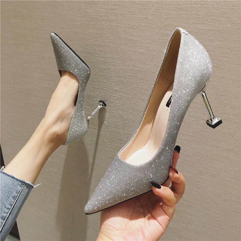Gradient Sexy Pointed French Stiletto High Heels - terrifictrend