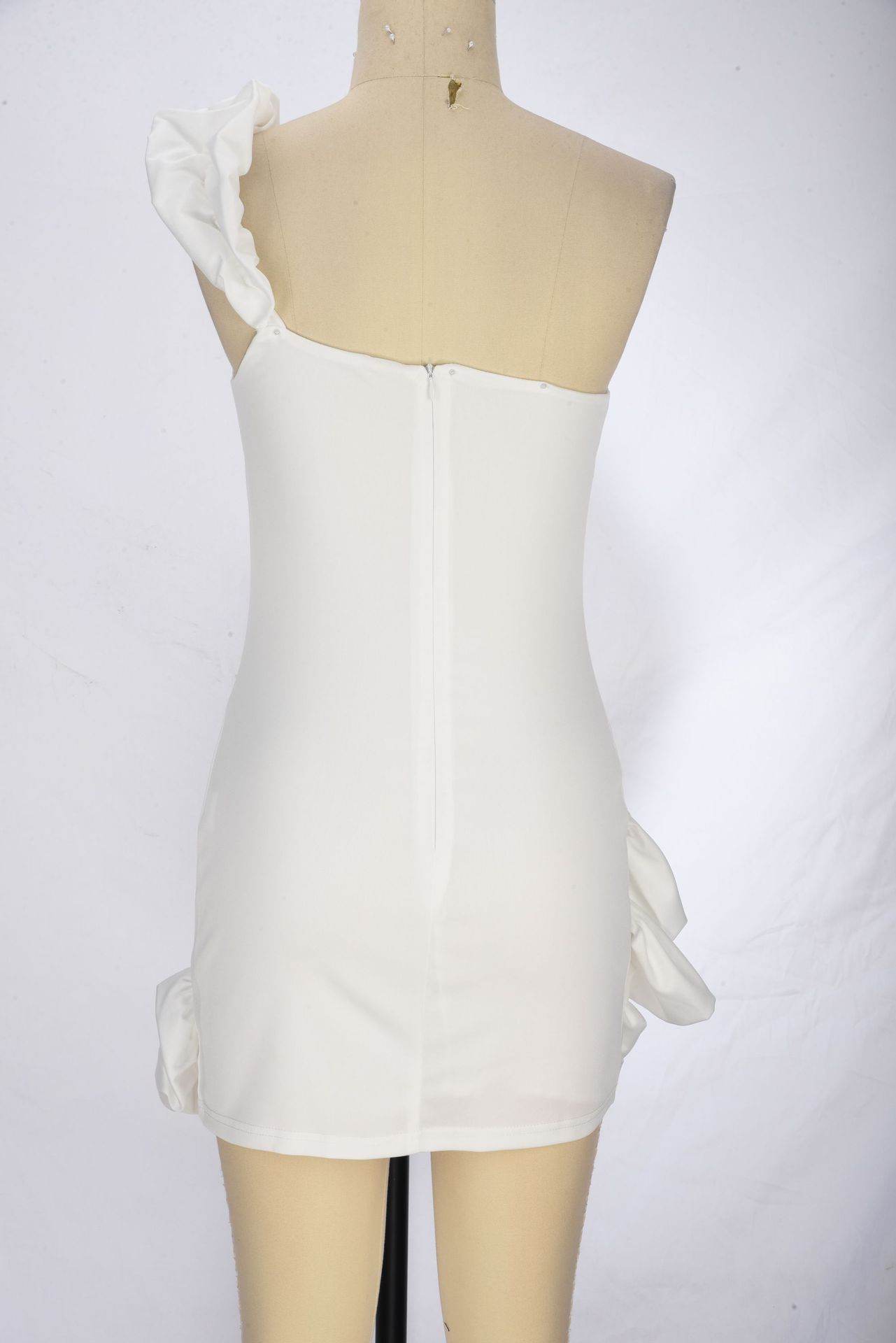 Women's Ruffled Bud Waist Dress - terrifictrend
