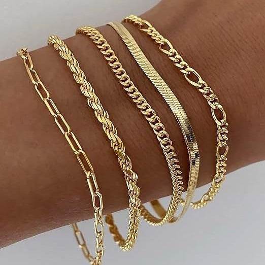 Women's Fashion Minimalist Style Bracelet Set - terrifictrend