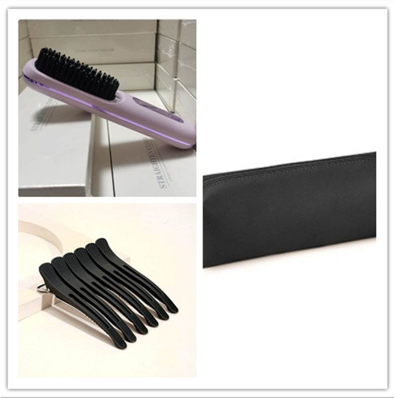 "2-in-1 Wireless Hair Straightener Comb" - terrifictrend