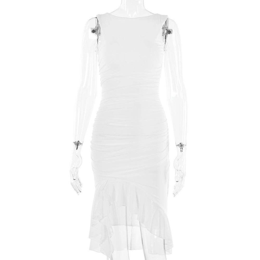 Summer Slim Skinny Sleeveless Dress For Women Fashion Party Club Dresses - terrifictrend