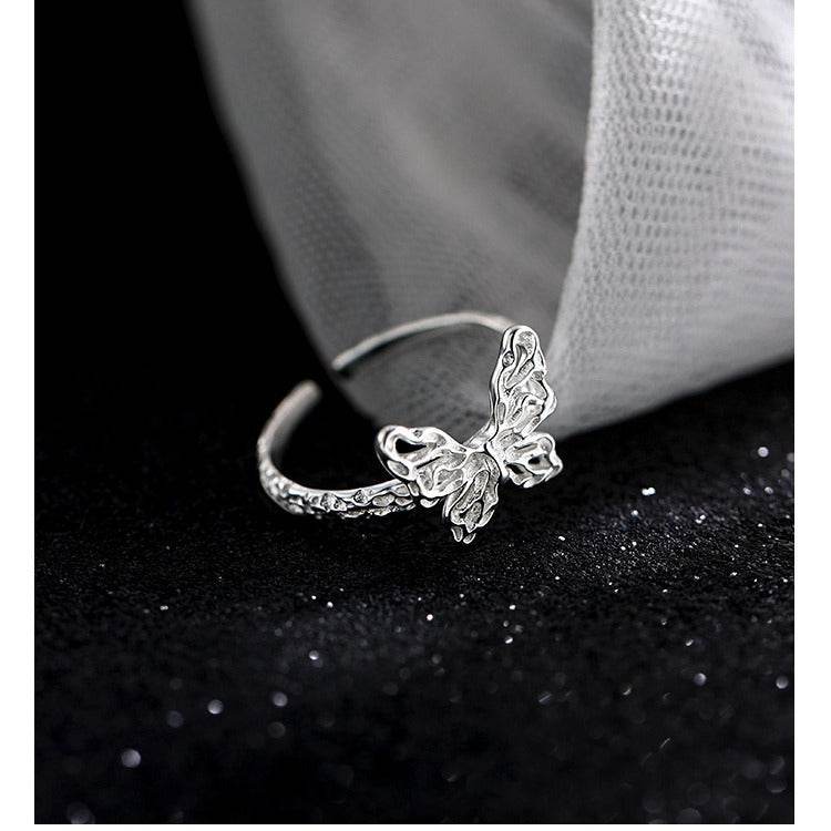 Lava Butterfly Ring Female Stylish Opening Adjustable - terrifictrend