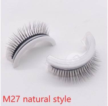 Reusable 3D Mink Lashes Natural False Eyelashes Self Adhesive Fake Glue Free Makeup Eyelash Extension Silk - terrifictrend
