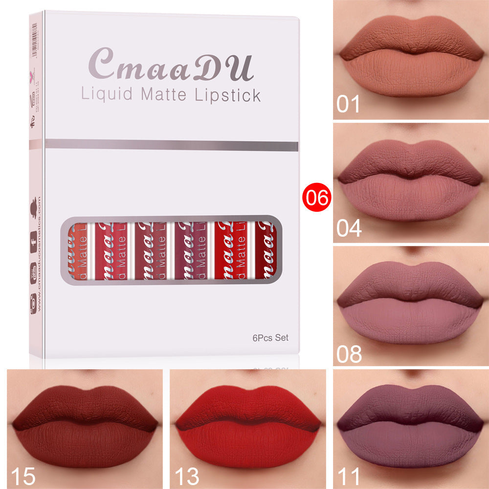 "Long-lasting Matte Waterproof Lipstick"