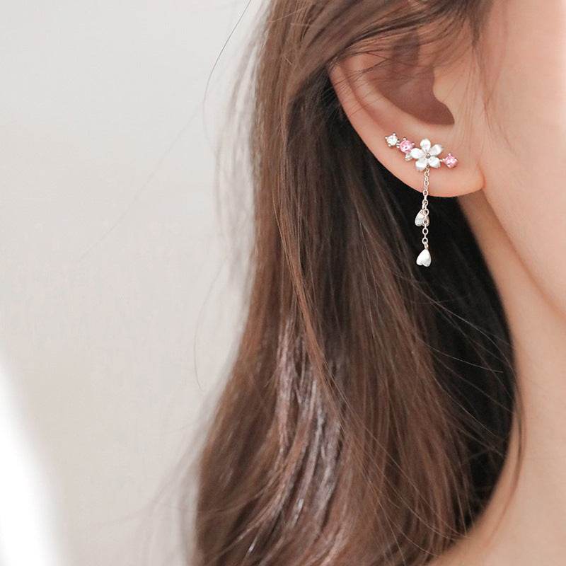Flower Earrings, And Super Fairy Design, Exquisite Pendant, Long Temperament Earrings - terrifictrend