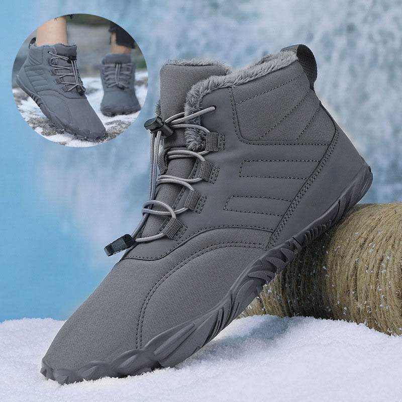 Outdoor Sports Cotton Shoes For Men And Women Winter Warm Slip-on Boots Wear-resistant Anti-ski Thickened Shoes Couple - terrifictrend